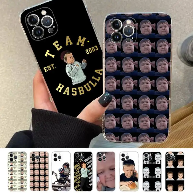 

Funny hasbulla Phone Case For iPhone 8 7 6 6S Plus X SE 2020 XR XS 14 11 12 13 Mini Pro Max Mobile Case
