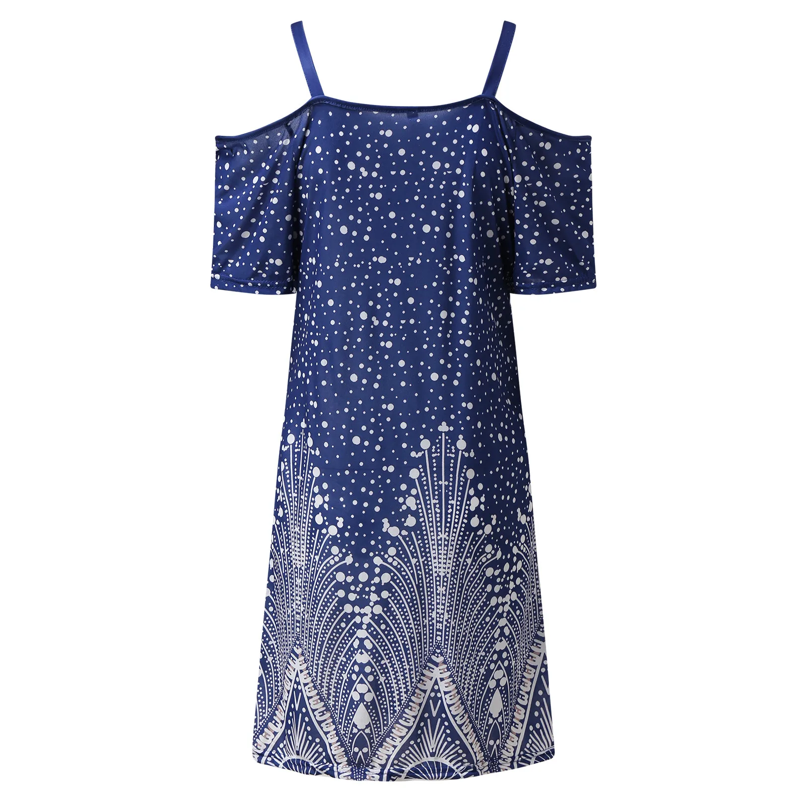 Женское повседневное летнее платье-футболка с принтом туника коротким рукавом