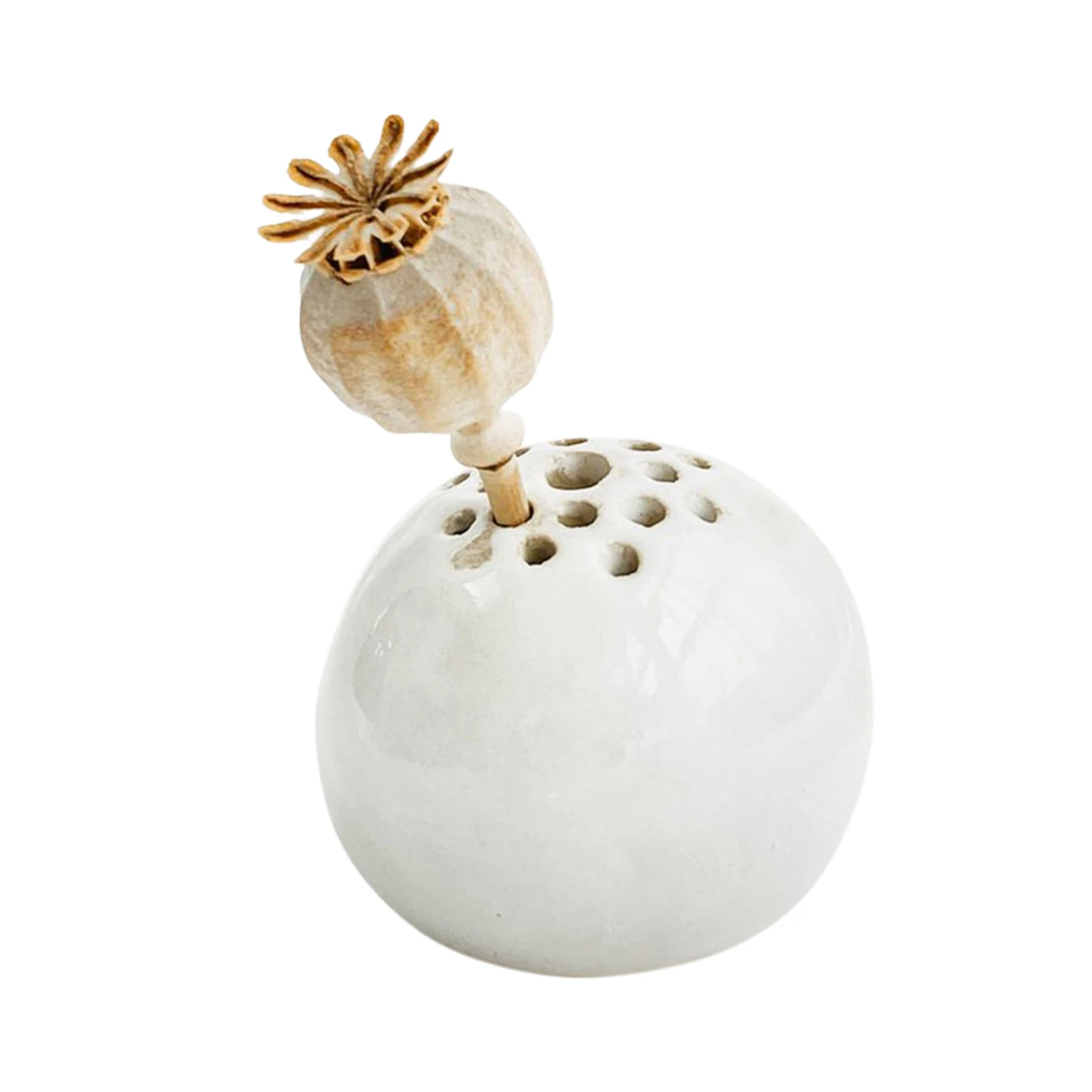 

Handmade Resin Vase Indoor Miniature Flower Holder for Decoration and Storage Home for Roadside Flowers with Broken