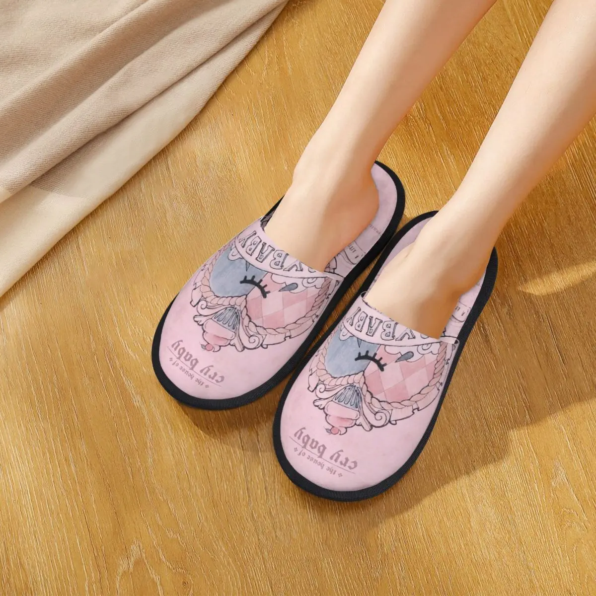 Тапочки с логотипом Portals Tour для вентиляторов гостиной Melanie Martinez уютные шлепанцы