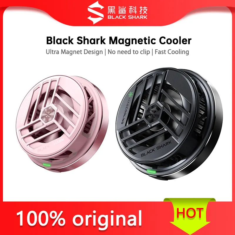 

Black Shark Magnetic Cooler for Gaming Phone for iPhone 12/iPhone 13/Black Shark 4/Rog/Xiaomi/Poco F3/Switch/Pad Fast Cooling