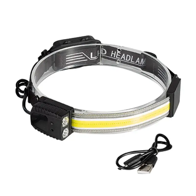 

Rechargeable Head Torch Powerful Bright Motion Sensor Head Lamp Head Flashlight For Outdoor Running Night Riding