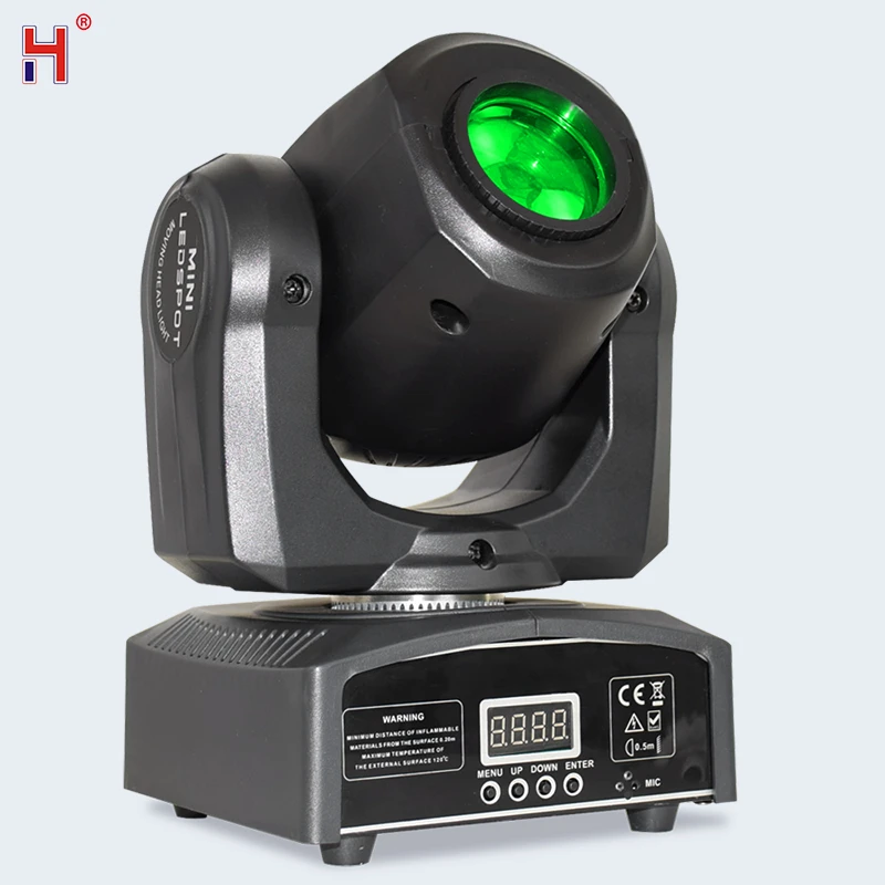 Moving Head Led RGBW 4in1 10W Mini Beam Spot Light With Gobo DMX512 Stage Lighting For DJ Disco Dance Floor Nightclub Bar