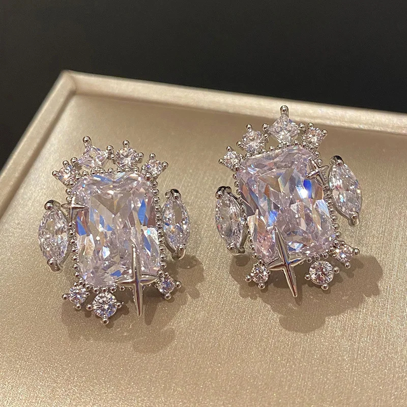 

Earrings For Women Dangle Korean Designer Rhinestone Aesthetic New Big Fashion Luxury Jewelry Boho Goth Dropship Suppliers Gift