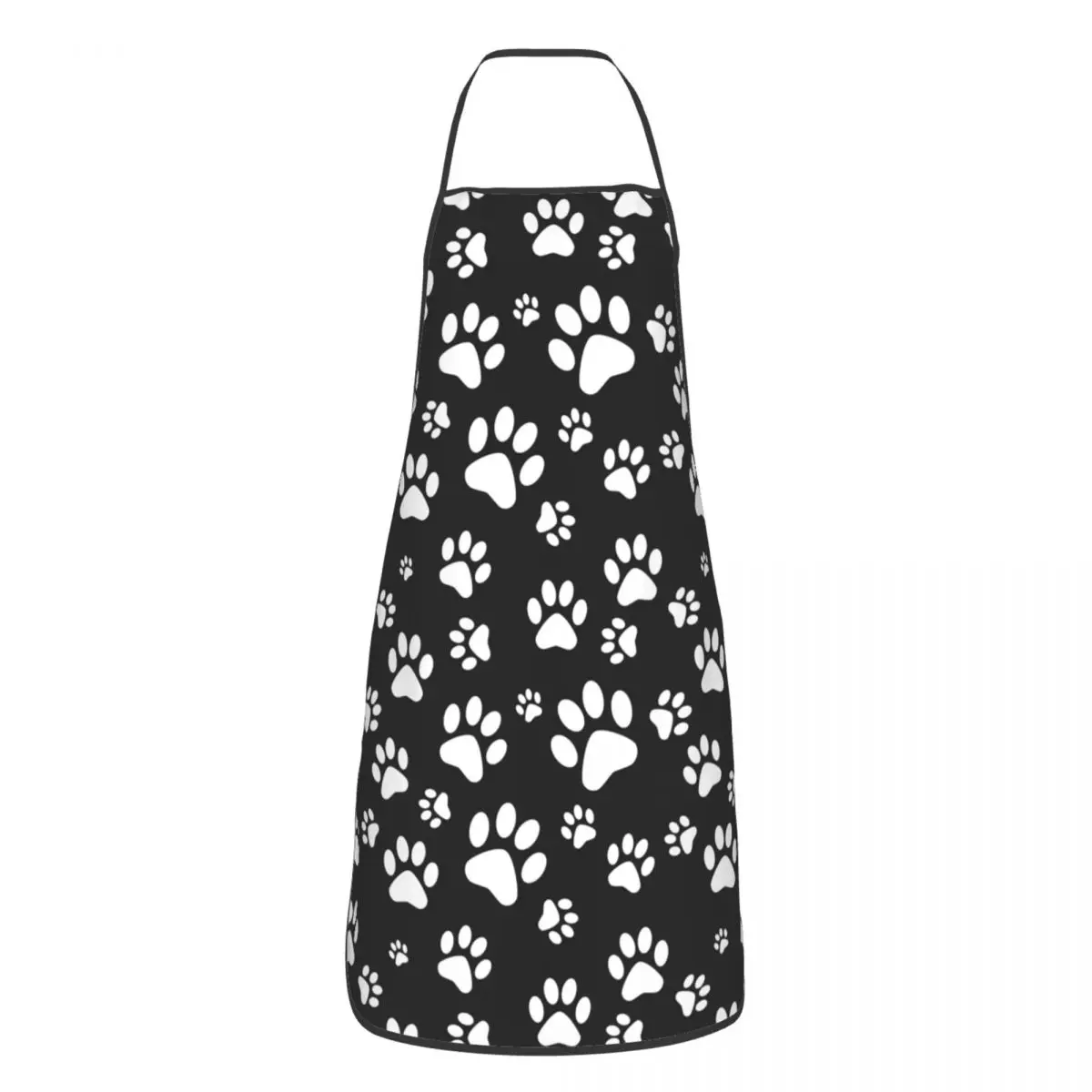 

Фартук унисекс в виде белых лап щенка, Кухонный Фартук для шеф-повара, слюнявчик для готовки, женский и мужской фартук для покраски