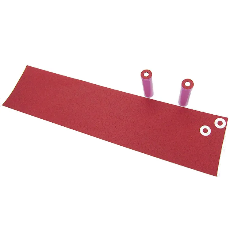 

1 лист 18650 для изоляции аккумулятора прокладка, бумажная задняя часть с клейкой изоляцией, твердая 18650 для изоляции аккумулятора прокладка