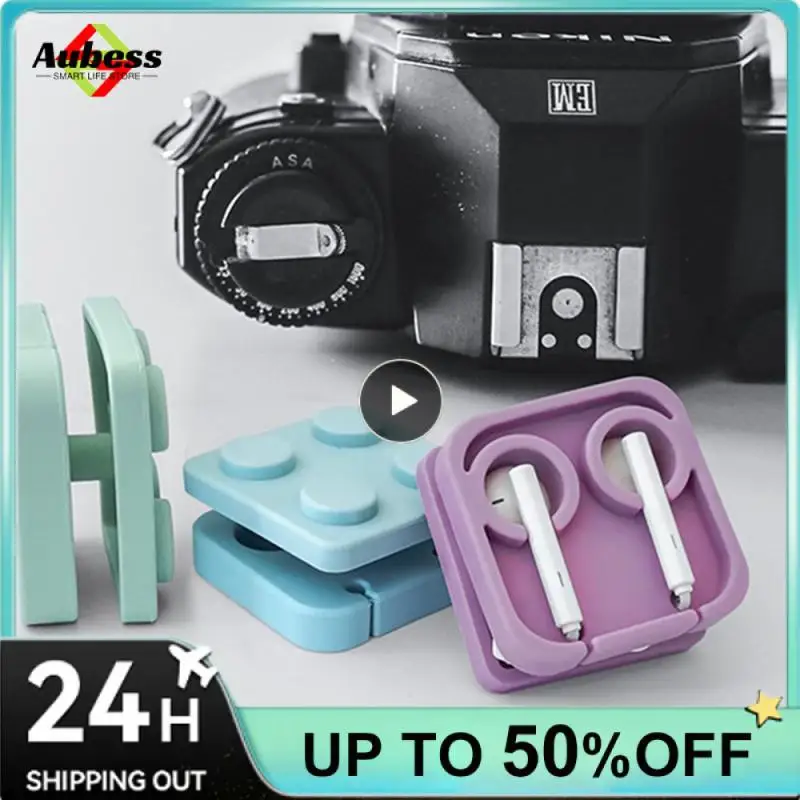 

1~10PCS Small Headphone Cable Winder Flexible Cable Manager Portable Silica Gel Earbud Cable Organizer Consumer Electronics