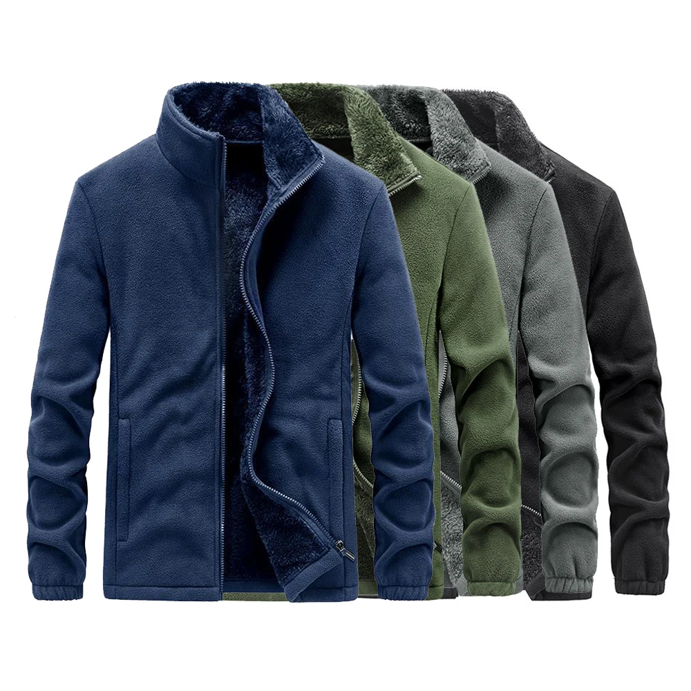 Winter Fleece Jacket Men Tactical Thicken Warm Coats New Army Slim Fit Jackets Spring Casual Parka Coats Bomber Military Outwear