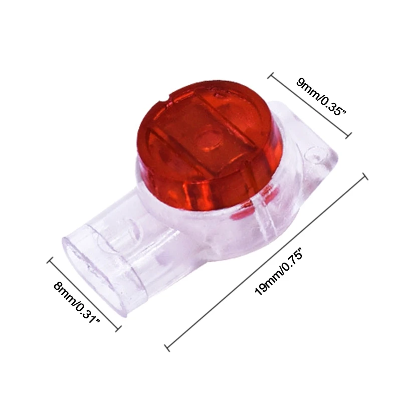 100 шт. стыковое соединение проводов для телефона передачи данных 3 порта обжимные