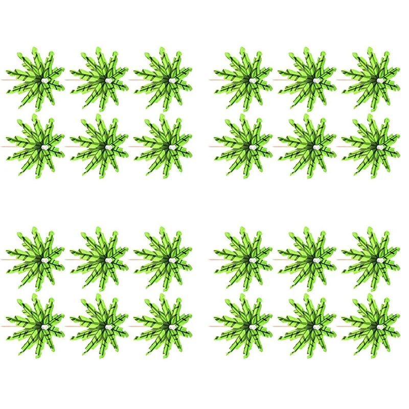 

180 шт. зеленые тропические бумажные зонтики из кокосовой пальмы, Коктейльные зонтики, Коктейльные зонтики, кексы, Гавайские бриллианты