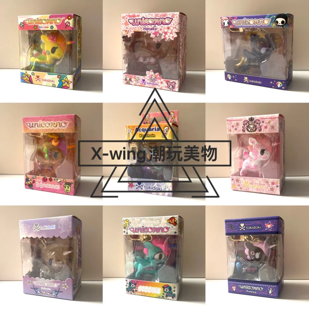 Фото Коллекционная фигурка Tokidoki Unicorno 3 дюйма, брелок-подвеска для сумки, модная игрушка в слепой коробке, украшение для рюкзака и сумочки для коллекционеров №3