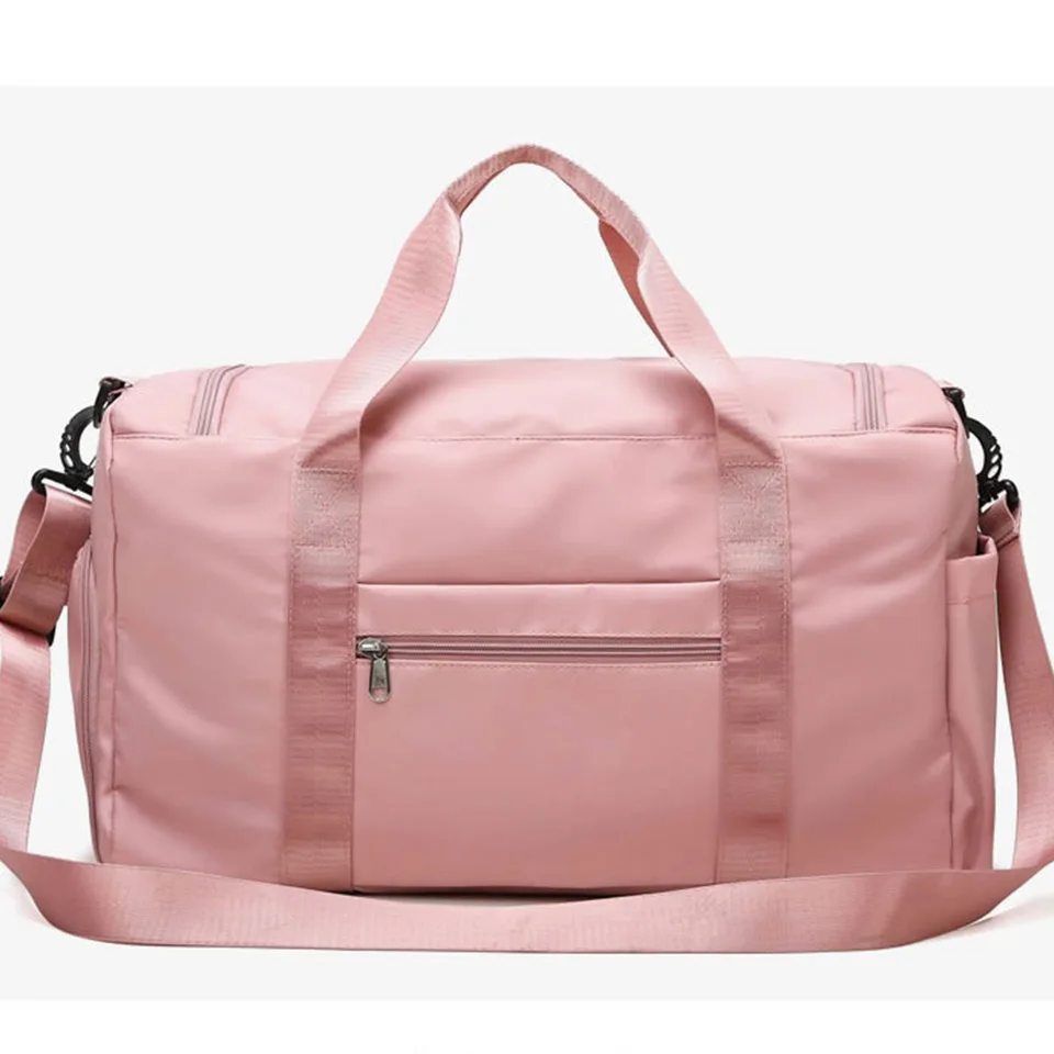 Trendy New Large Capacity Travel Bag 25L Literature And Art Women's Dry Wet Separation Storage Luxury Brand Design Shoulder Bag