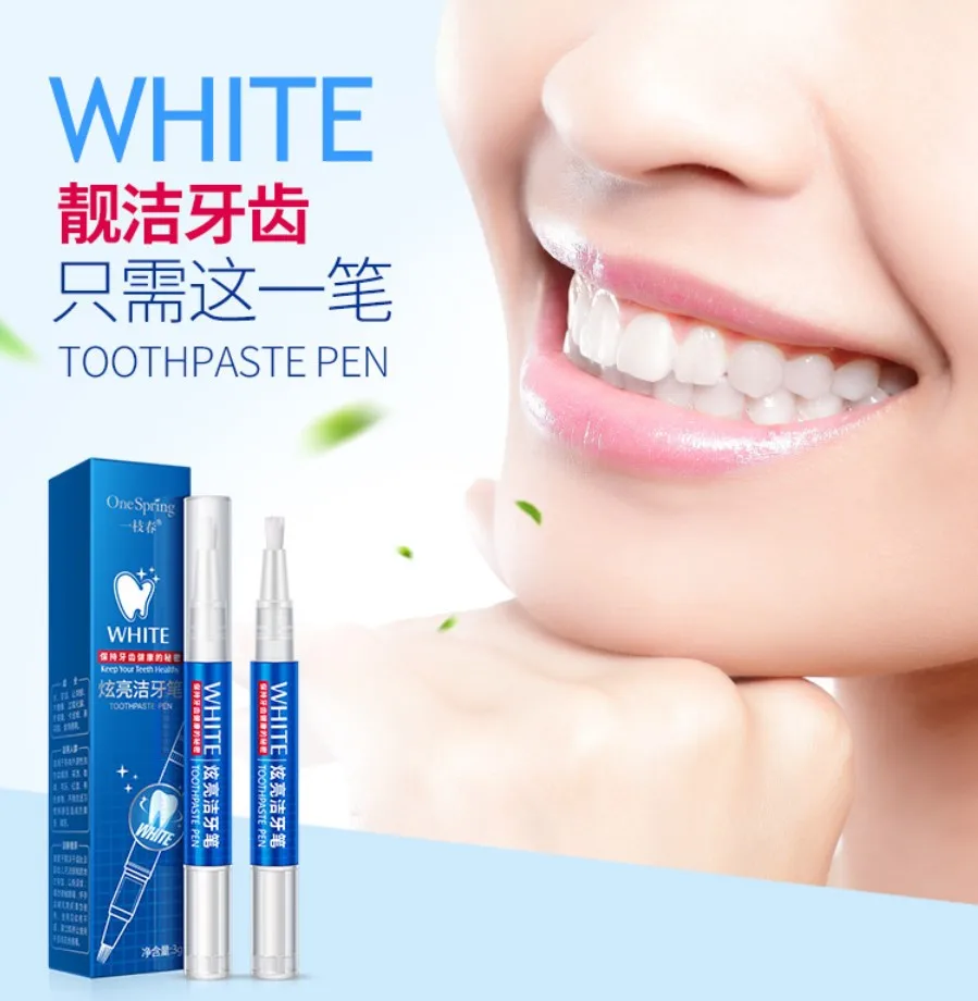 

Teeth Whitening Pen Remove Plaque Stains Oral Hygiene Cleaning Gel Instant Smile Fresh Breath Dental Bleach Care Dentistry Tools