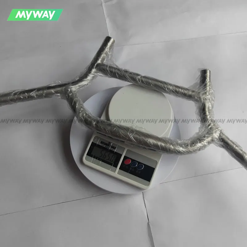 Фото Руль MYWAY Custom Bull Moos из титанового сплава, руль для велосипеда, запчасти для гравийных велосипедов, ретро-руль для туристических велосипедов, 31.8 мм №3