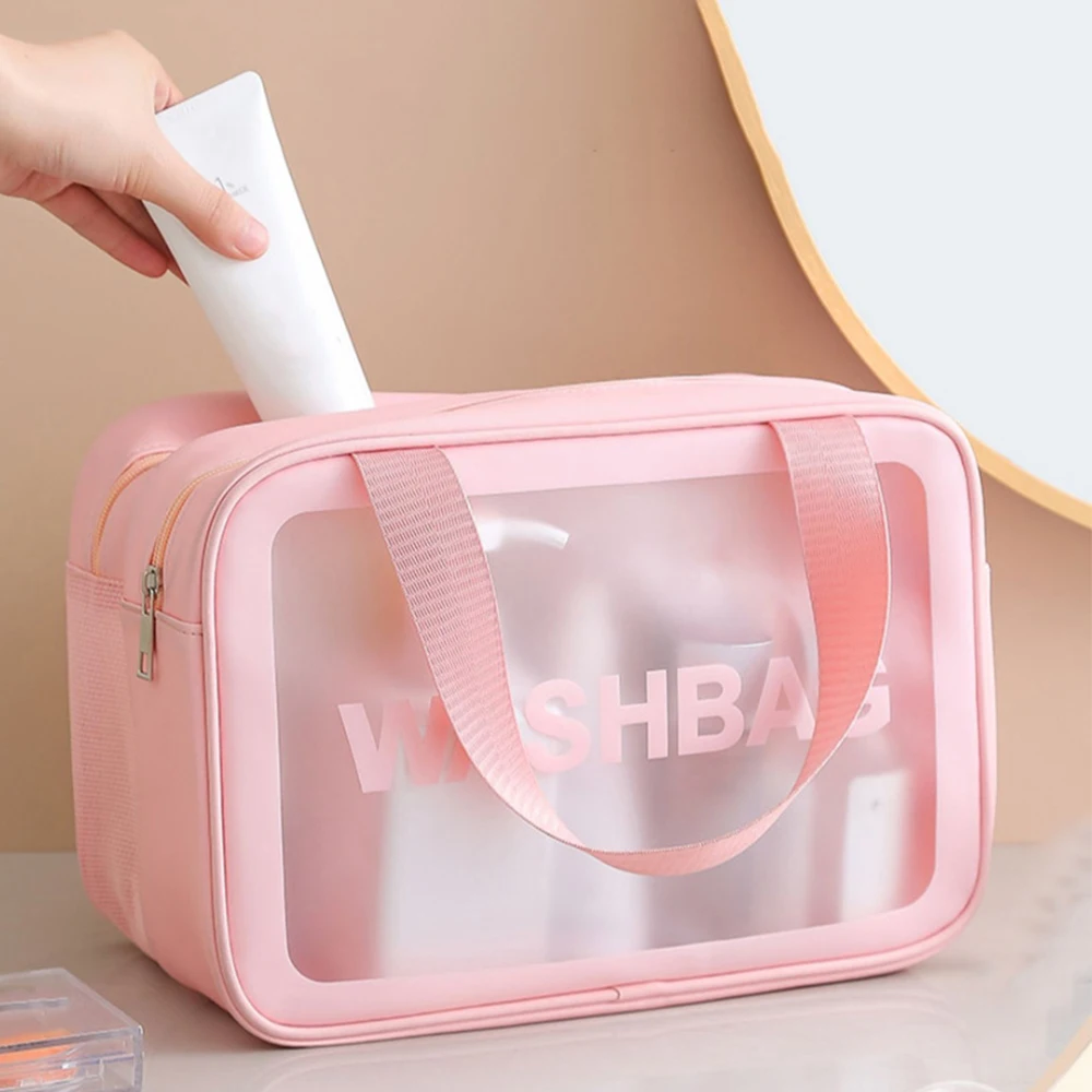 

Двухслойная отделение для сухого и мокрого женская сумка для макияжа водонепроницаемая сумка для хранения большой емкости косметический О...