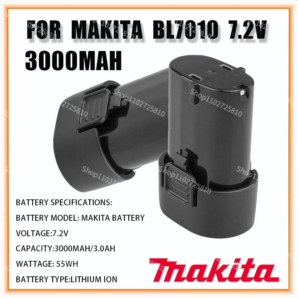 Сменный литий-ионный аккумулятор BL7010 7,2 в 3000 мАч Makita 194355-4 TD020 TD020D TD020DS DF330D ML704 TD090D электроинструменты