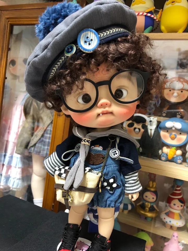 

Blythe Mohair Wig Varies DIY Styling 9-11inch Wig Suitable for Qbaby Amydoll Shaonvyu Hminordoll Big Head BJD dolls Accessories