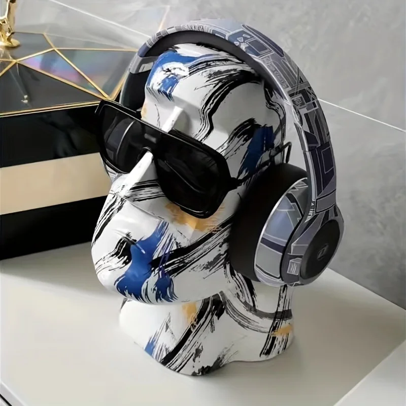 Держатель для статуи Моаи с островом пасхальной смолы креативная и