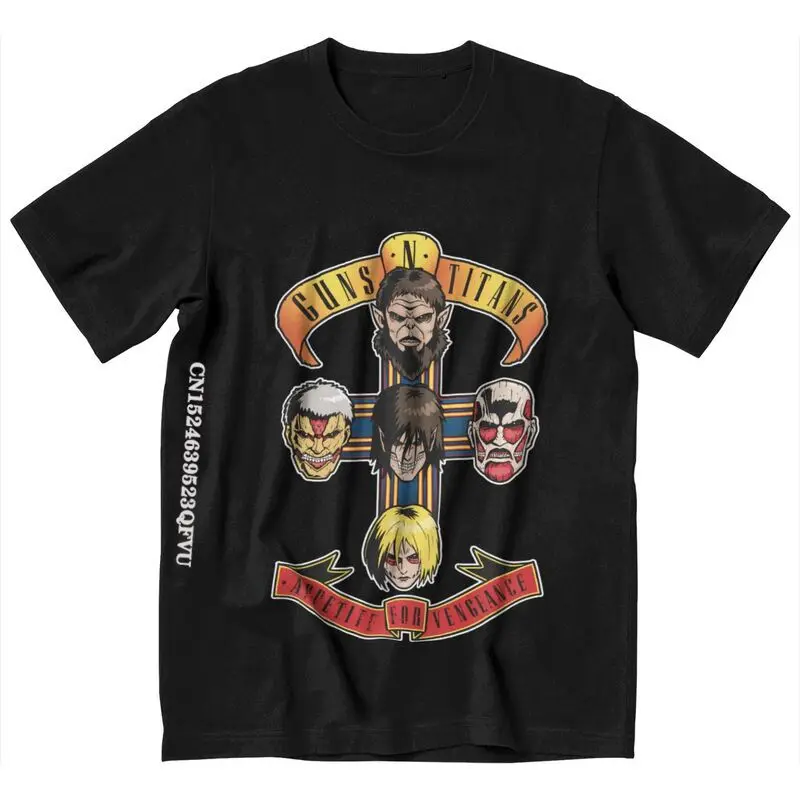 

Футболка мужская с забавным аниме «атака на Титанов»