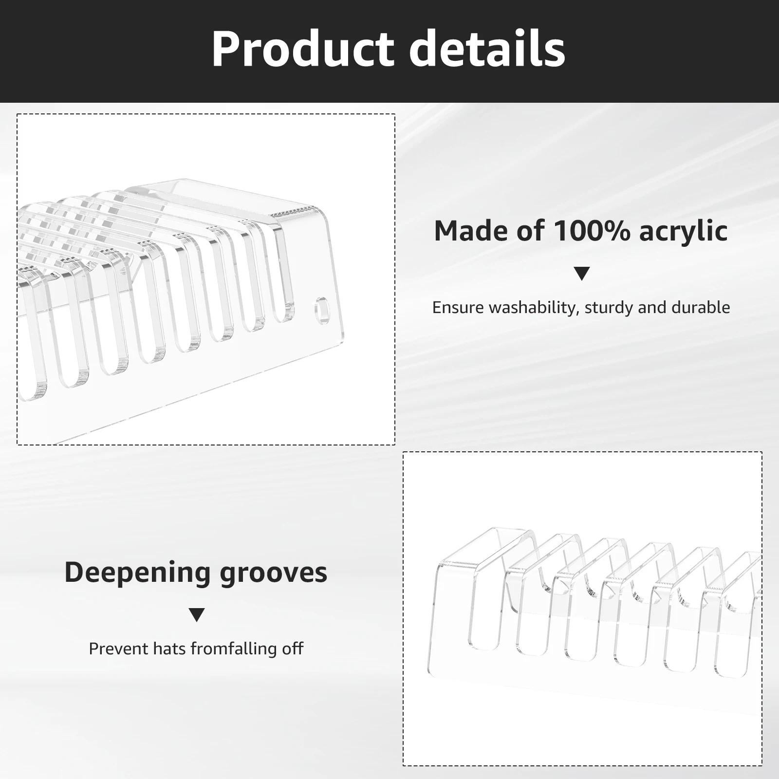 Демонстрационная стойка для Бейсбольных кепок с 7/12-ю ячейками прочный