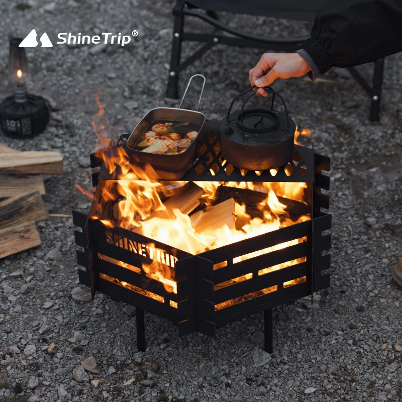 Углеродистая сталь походная плита портативная уличная кухонная посуда для