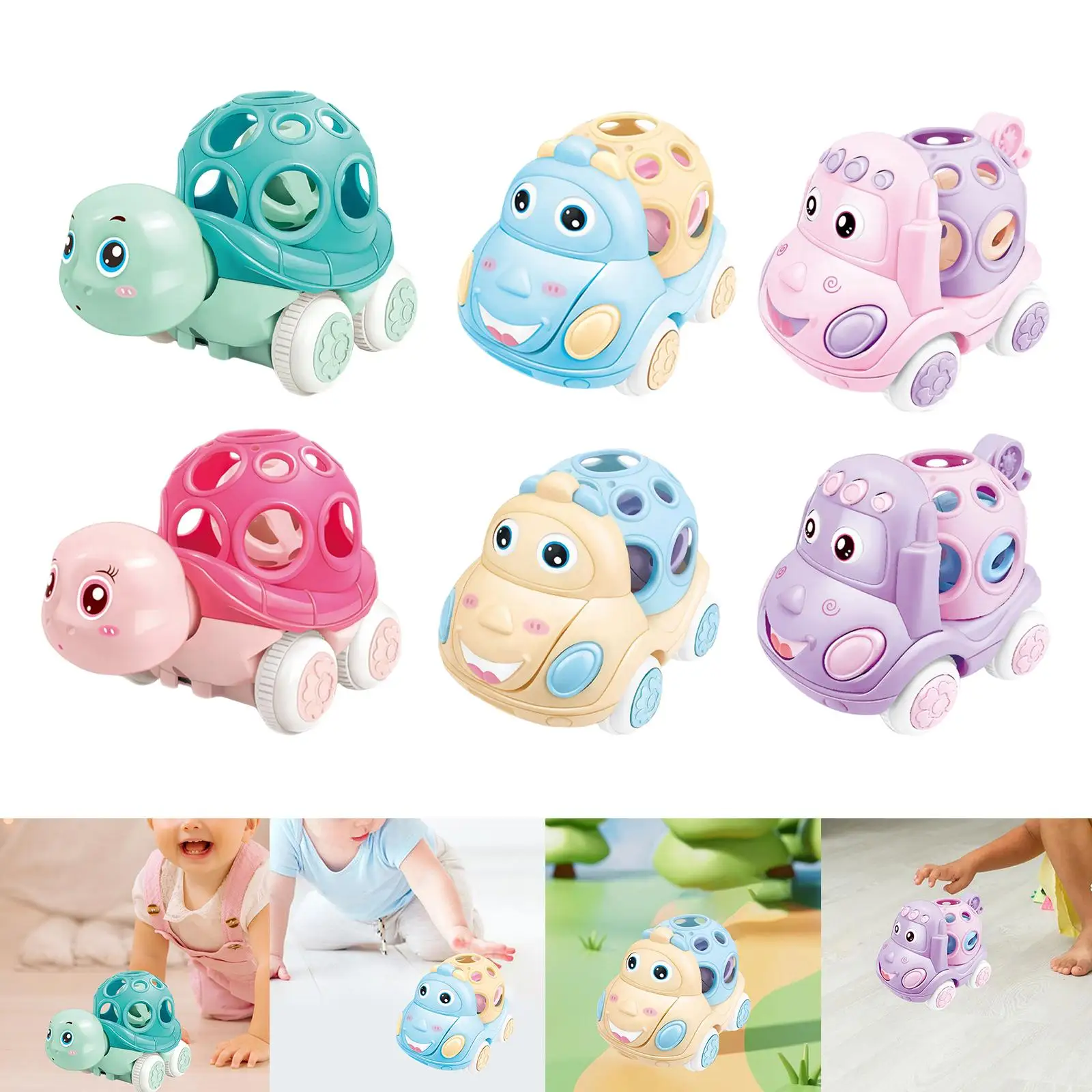 Игрушечный Грузовик Монтессори Для Мальчиков И Девочек Мягкий Инерционный