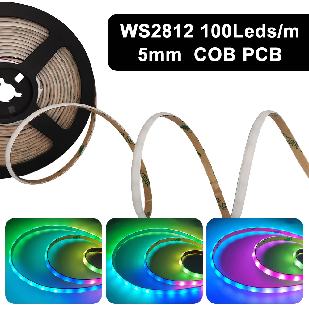 FUNZENXIN Светодиодная лента WS2812 5 мм 100 LED/м