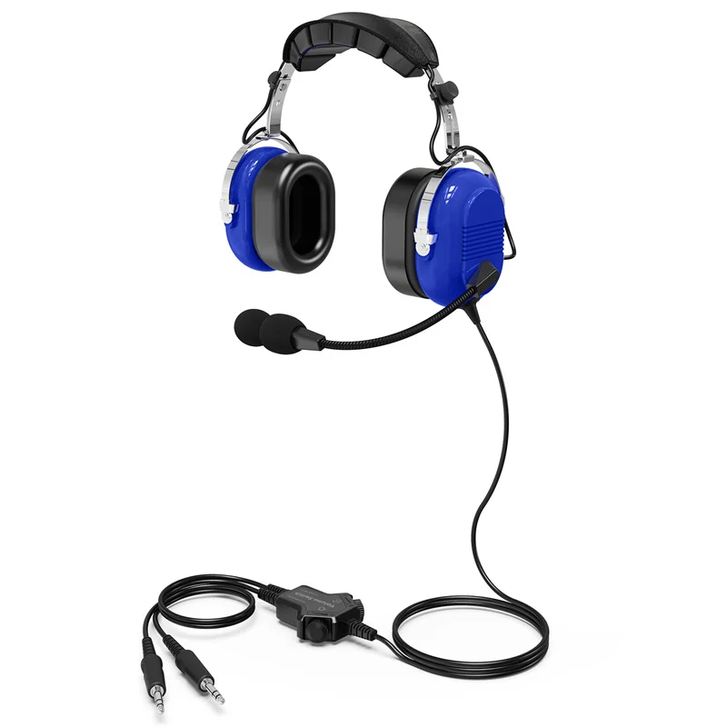 Гарнитура общего авиации Blue Pilot Моно Стерео Совместимость Пассивное