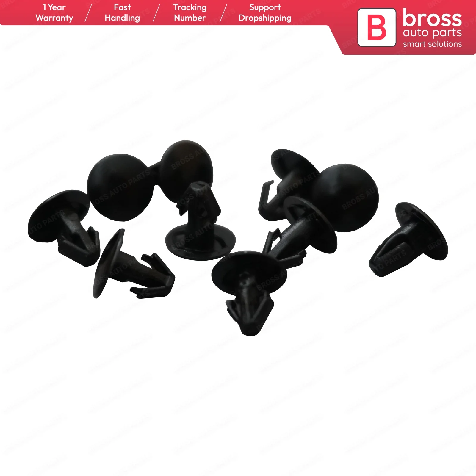 

BCF5028 10 Pieces Weatherstrip Retainer 80850-CA003 for Nissan Made in Turkey