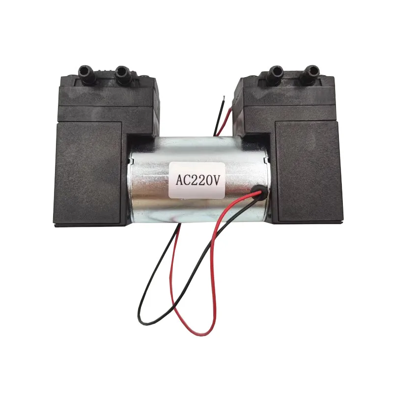 

Вакуумный насос высокого положительного отрицательного давления, 12 В/220 В, большой инструмент для красоты, бесшумный мембранный насос с двойной головкой, микро воздушный насос