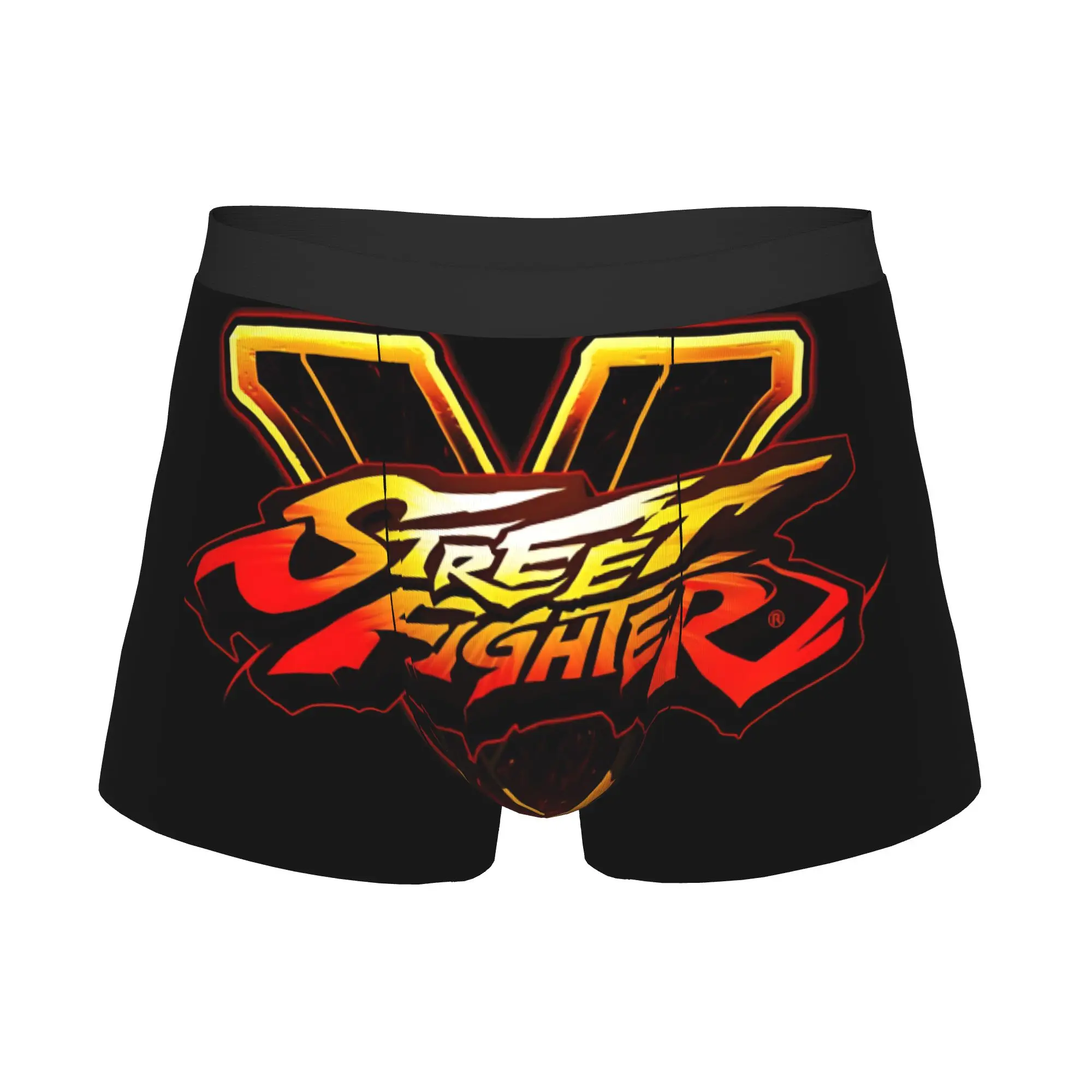 Фото Трусы Street Fighter V, дышащие трусики, мужское нижнее белье, шорты с принтом, трусы-боксеры №3