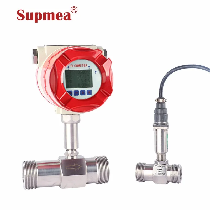 

High Quality Rs485 Stainless Steel Digital Oil Flowmeter Liquid Water Turbine Flow Meter