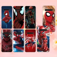 marvel spiderman cool art for lg k92 k22 k71 k61 k51s k41s k50s q60 v60 v50s v50 v40 v30 g8 x g8s thinq transparent phone case