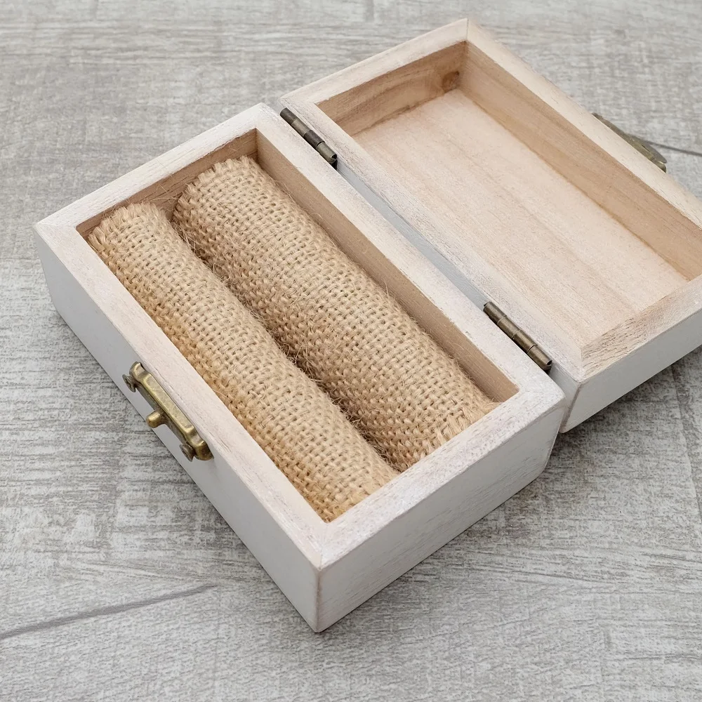 Custom Wedding Ring Box Personalized Ring Bearer Box Valentines Engagement Rings Holder Customized Your Names and Date