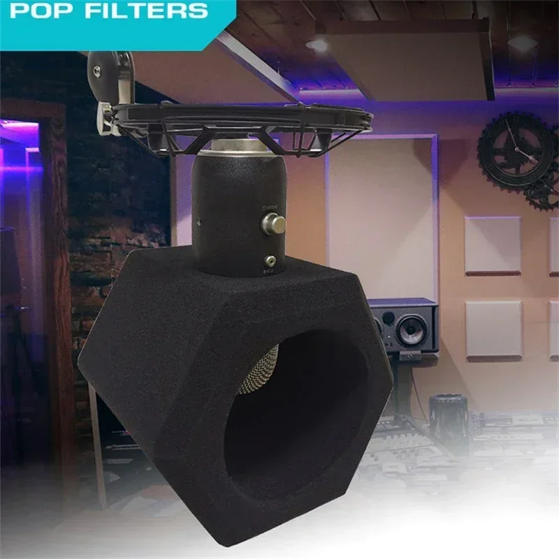 Универсальный студийный микрофонный экран для записи в реальном времени защита