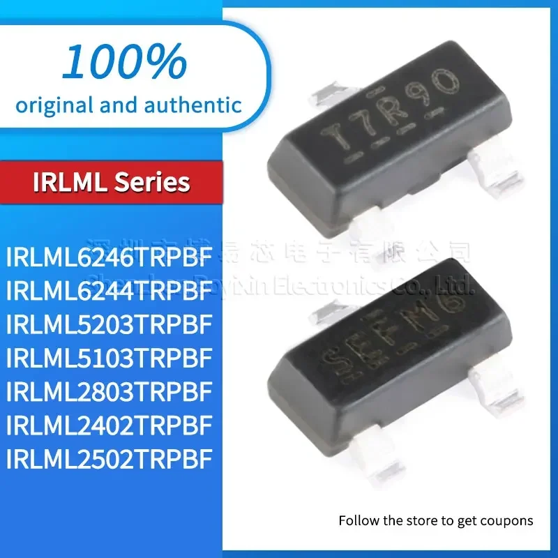 Оригинальный IRLML2502TRPBF IRLML2402TRPBF IRLML2803TRPBF IRLML5103TRPBF IRLML5203TRPBF IRLML6244TRPBF IRLML6246TRPBF