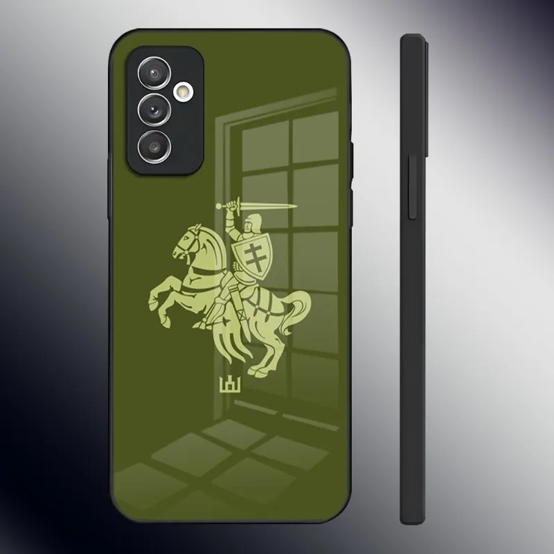 Чехол для телефона с флагом Беларуси закаленное стекло Samsung S22 S21 S30 S20 Pro Ultra Plus S7Edge