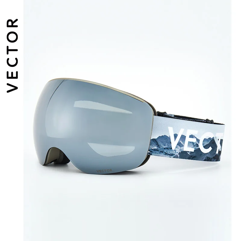 OTG Лыжные Сноуборд зеркальные Магнитные очки для женщин и мужчин лыжные очки маска UV 400 Защита от снега очки для взрослых двойные сферические