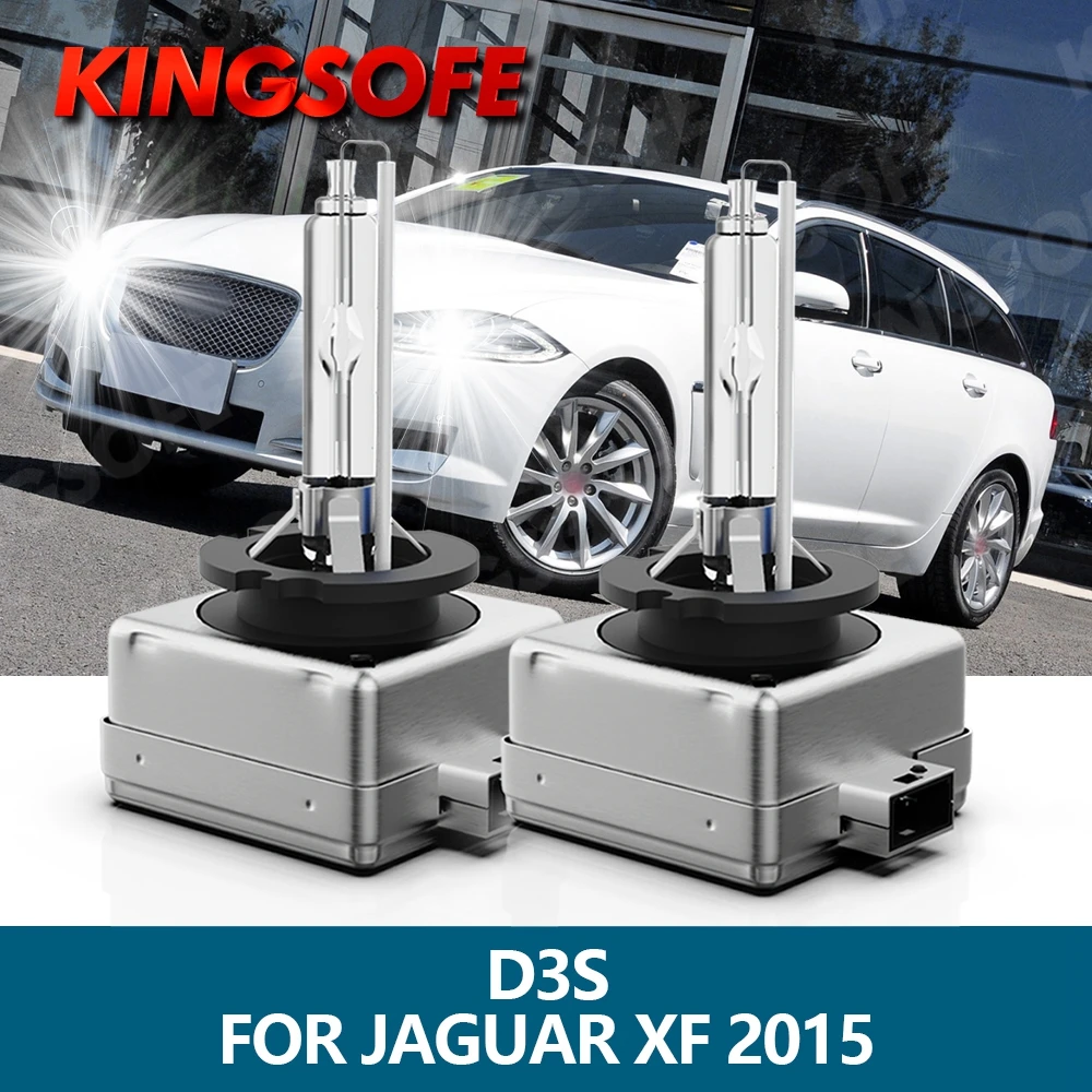 

KINGSOFE 2Pcs Xenon HID D3S Headlights Auto Lights 12V 35W 3800LM Car Bulb 6000K White Hight Low Beam For JAGUAR XF 2015