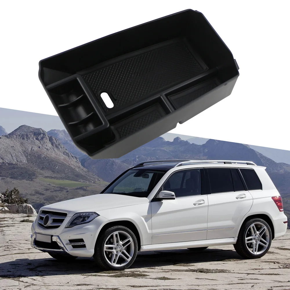 

Для Mercedes Benz GLK Class X204 GLK200 220 250 300 350 Центральный подлокотник Ящик для хранения Контейнер Лоток Органайзер