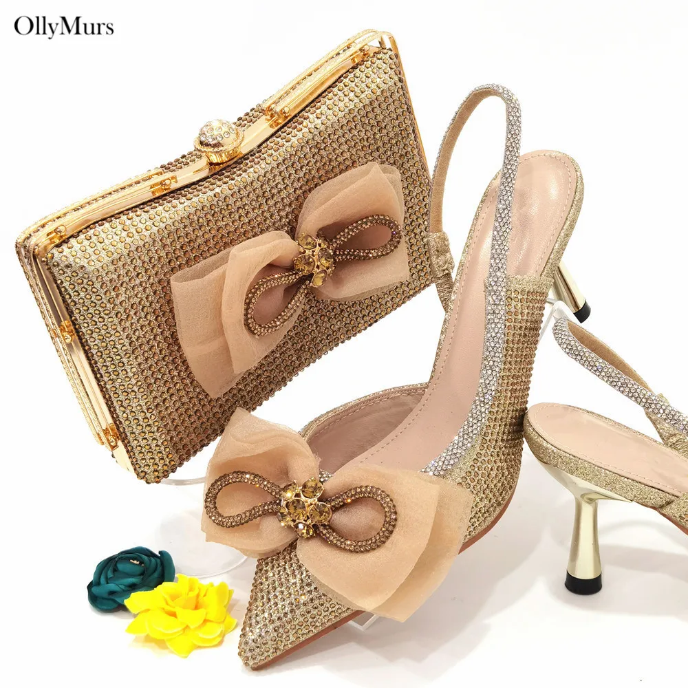 

Новый дизайн, необычный стиль, оформление свадебного платья, золотой цвет, высокое качество, большой размер 37-42