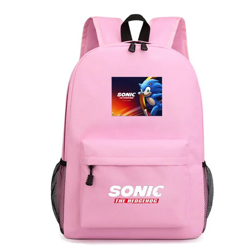 

Новый мультяшный Ежик Sonic, школьный портфель для учеников начальной и средней школы, школьный рюкзак со звездами, вместительный