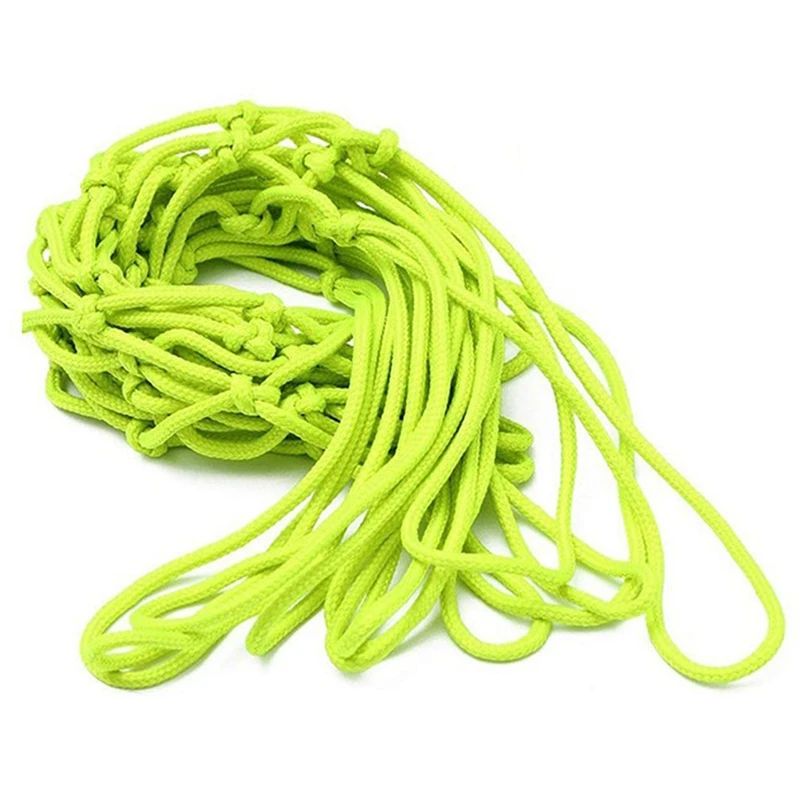 

Glow In The Dark Basketball Net Outdoor Duty Basketball Net Replacement 12 Loops Standard Size Night For Sports School