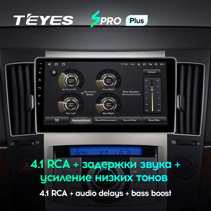 TEYES SPRO Plus Штатная магнитола For Хендай Веракруз 1 Ай Икс 55 EN Hyundai Veracruz ix55 2006 - 2015 Android 10