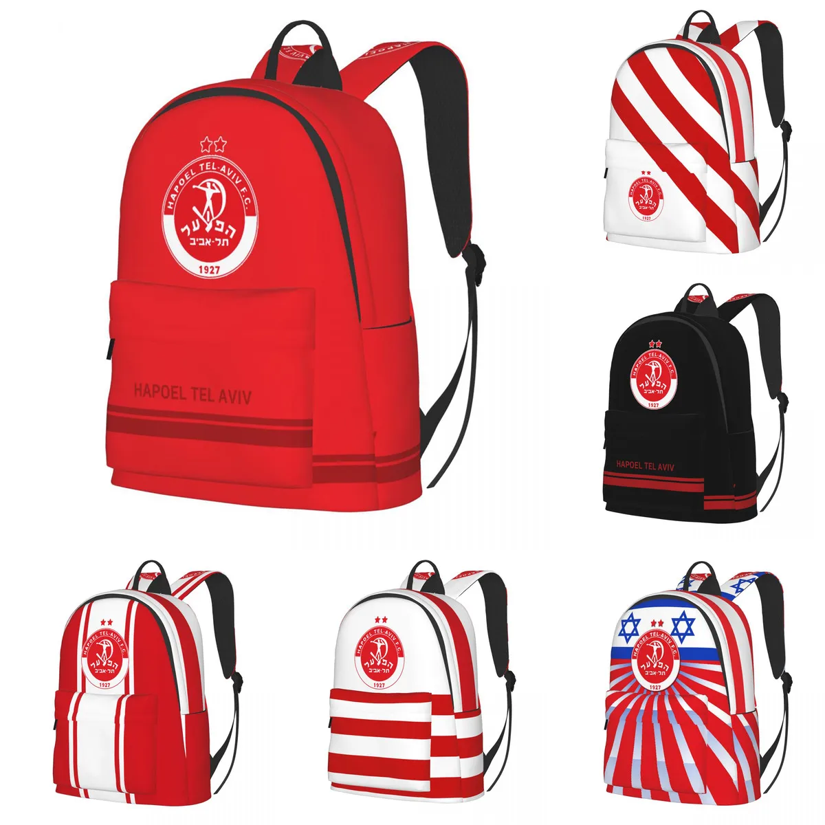 

Hapoel Tel Aviv FC High Quality Men's Ultra Light Outdoor Sports Backpack Fashion School Backpack Laptop Bag Travel Bag