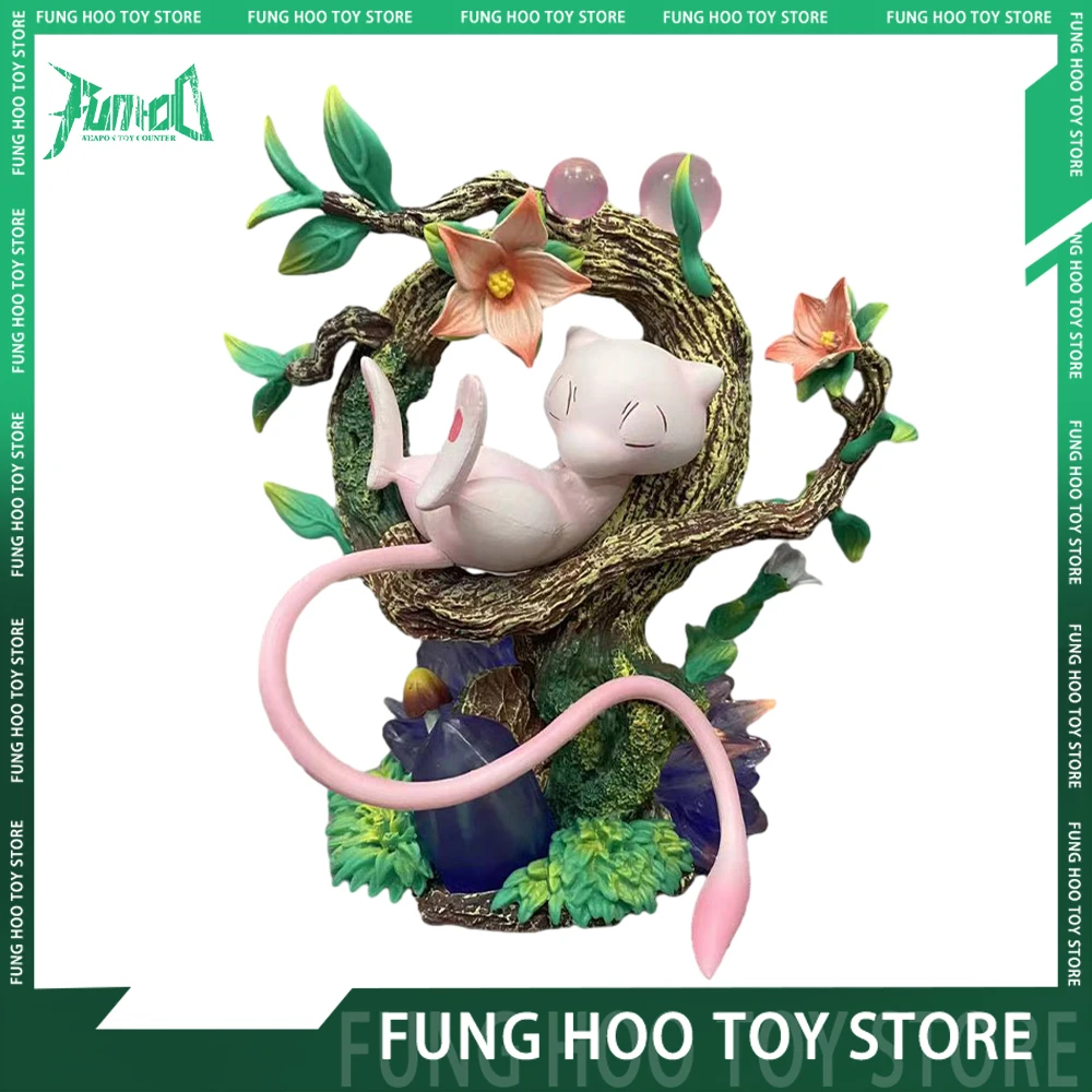 

15 см фигурка покемона, спящий Mew, аниме фигурки Mew, статуэтка из ПВХ, искусственная кожа, украшение для стола, комнаты, строительные подарки