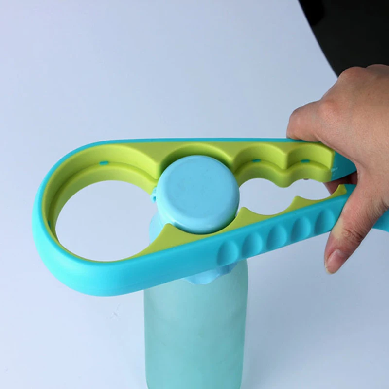 

Creative multi-purpose 4 in 1 can opener Silicone multi-function bottle opener Multi-purpose anti-skid capper Open can