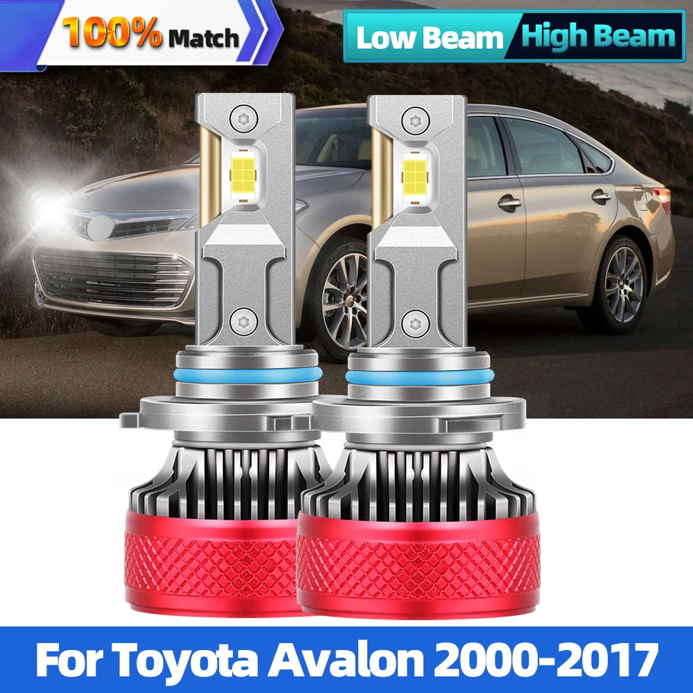 

2Pcs LED Headlights LED Bulb 9005 9006 HB3 HB4 LED Lights Super Bright Automotive Headlamp 12V For Toyota Avalon 2000-2017