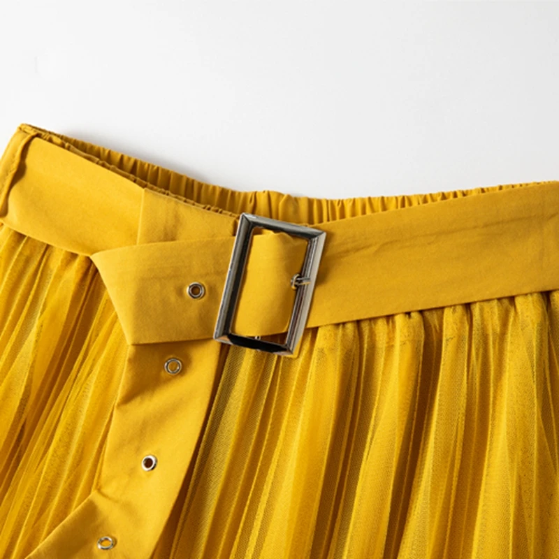 Женская Тюлевая юбка фея гранж официальная эластичная средней длины с высокой