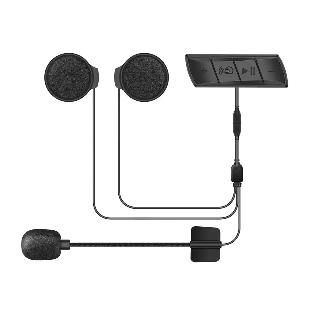 

Motorcycle Helmet Wireless Headset FM Radio Moto Waterproof Wireless Handsfree Headphone Music Speaker Auto Answer Headphone